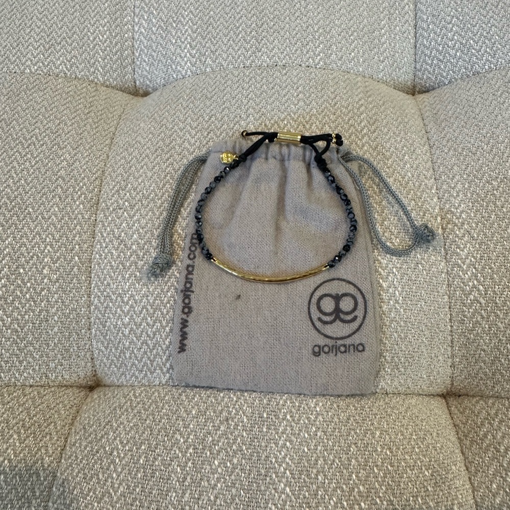 Gorjana Power Bead Black/Gray Beaded Bracelet